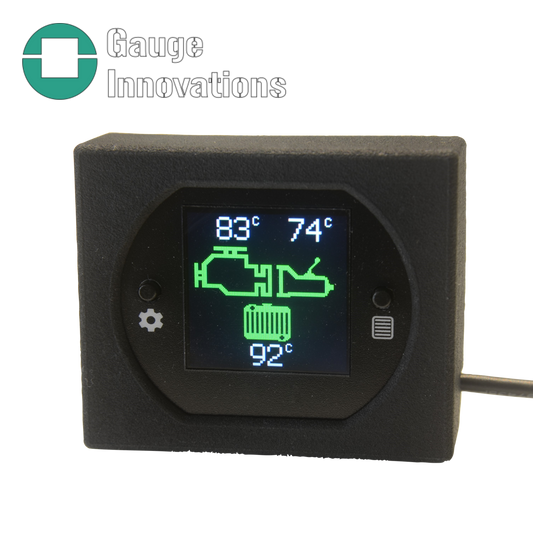 Engine, Transmission and Coolant Temperature Dash Gauge