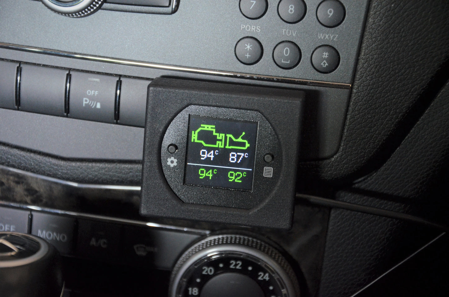 Engine and Transmission Temperature Dash Gauge