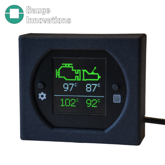 Engine and Transmission Temperature Dash Gauge
