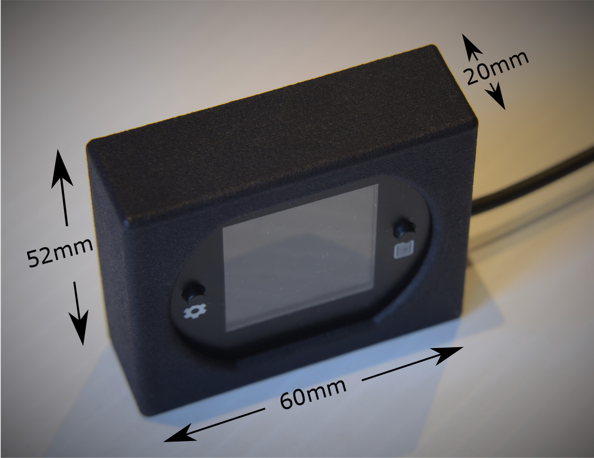 Boost pressure, EGT temperature dash gauge