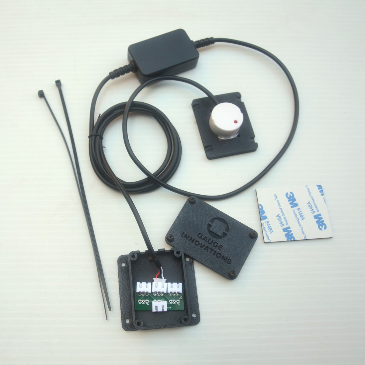 Engine,  EGT temperature and coolant level dash gauge - audible, visual alarms - Custom
