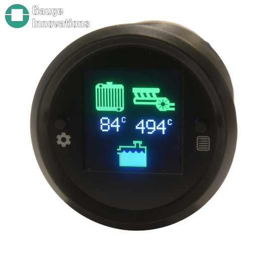 Coolant,  EGT temperature and coolant level 52mm gauge