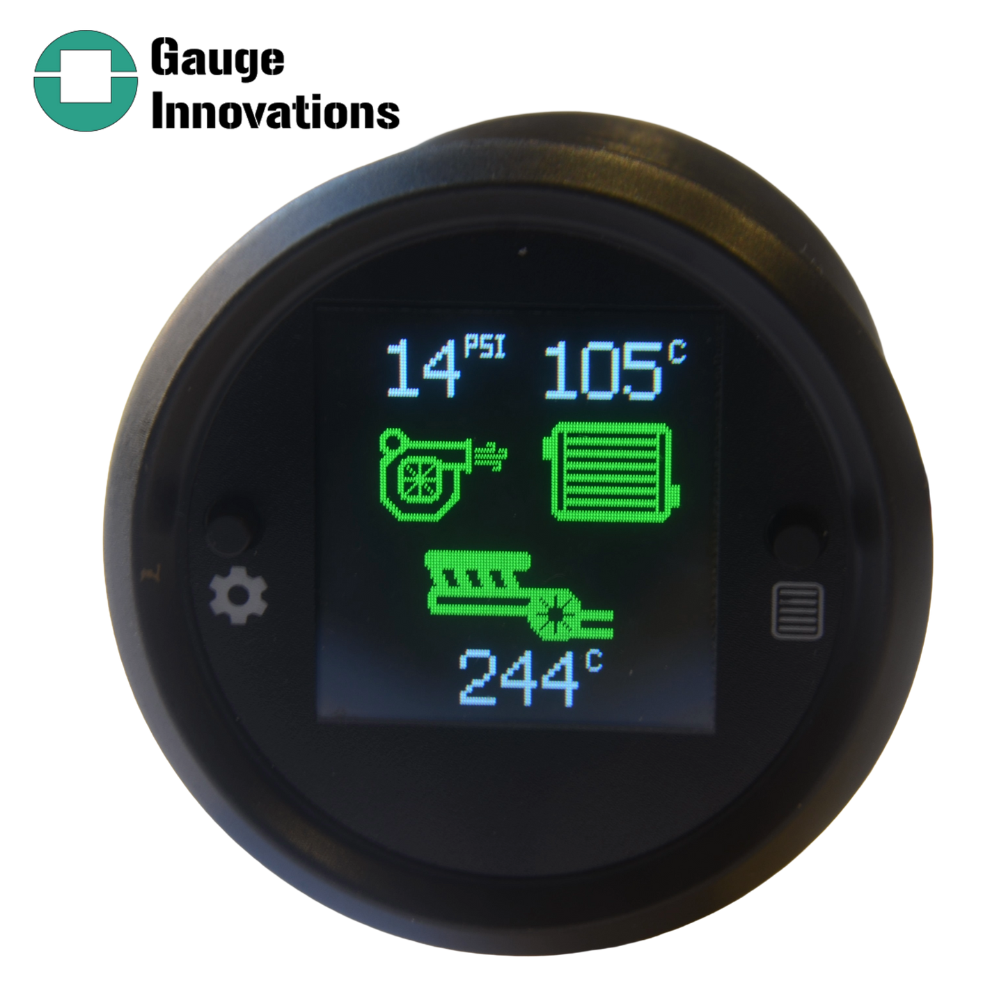 Boost Pressure,  InterCooler and EGT temperature gauge - custom