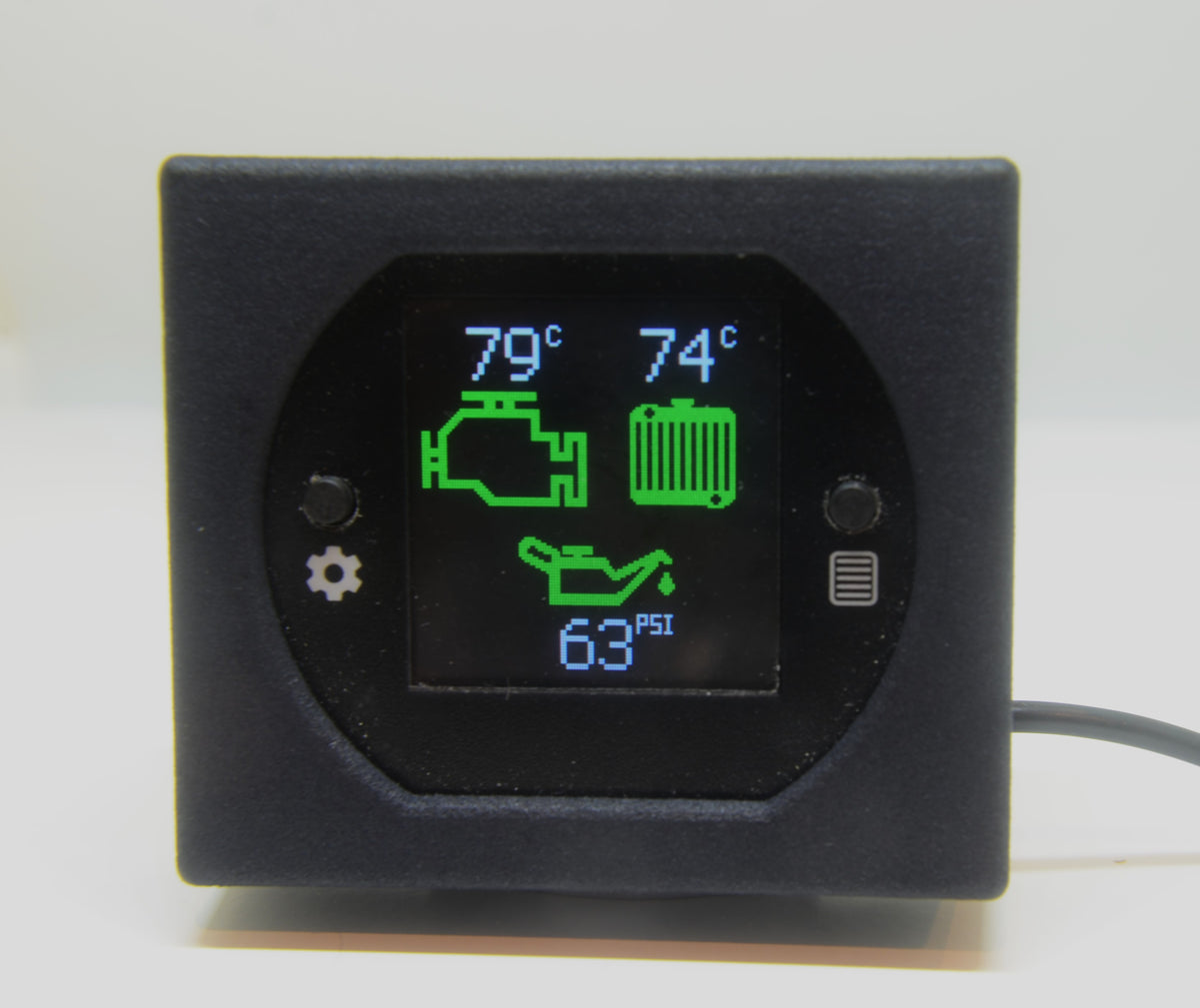 Engine and Coolant Temperature, Oil Pressure dash gauge - JM