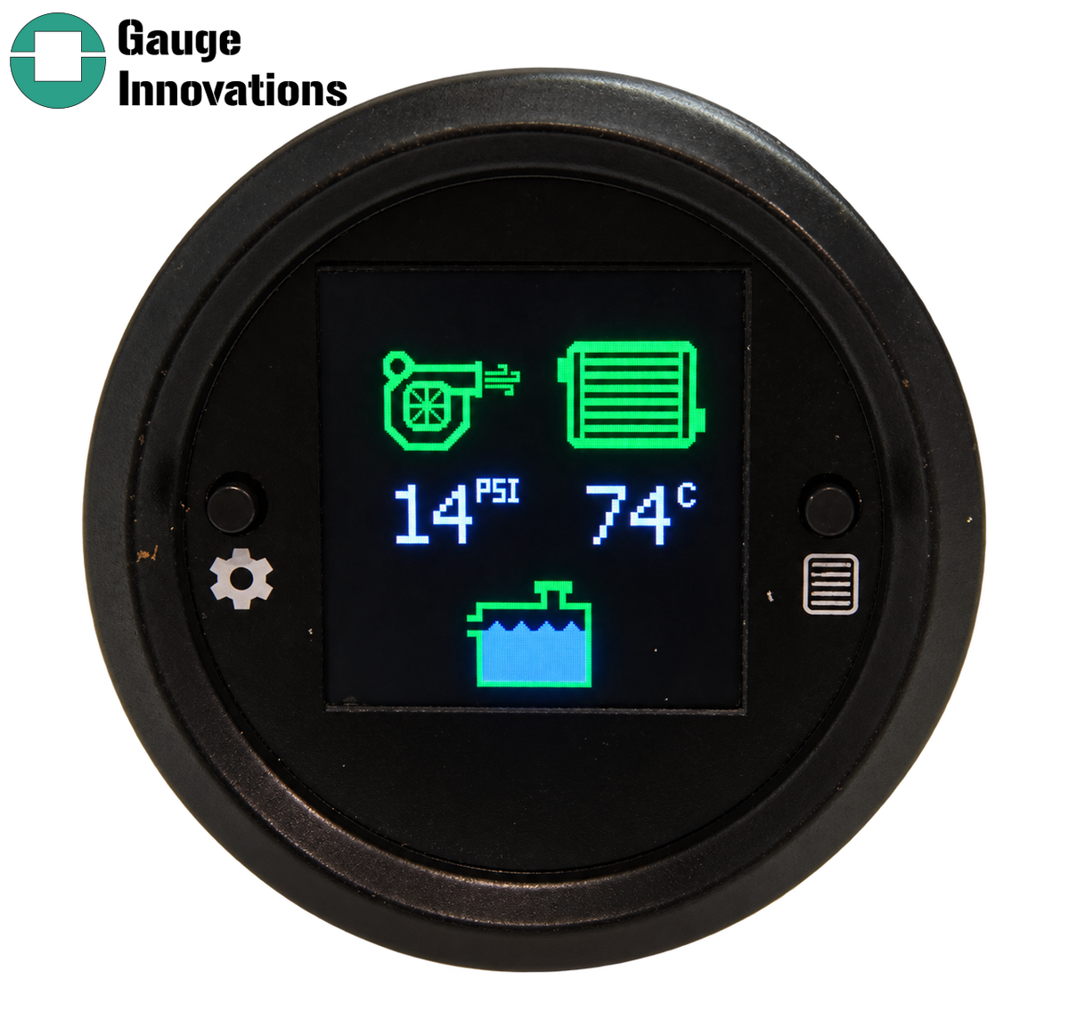 Boost Pressure,  InterCooler Temperature, Coolant Level gauge - custom