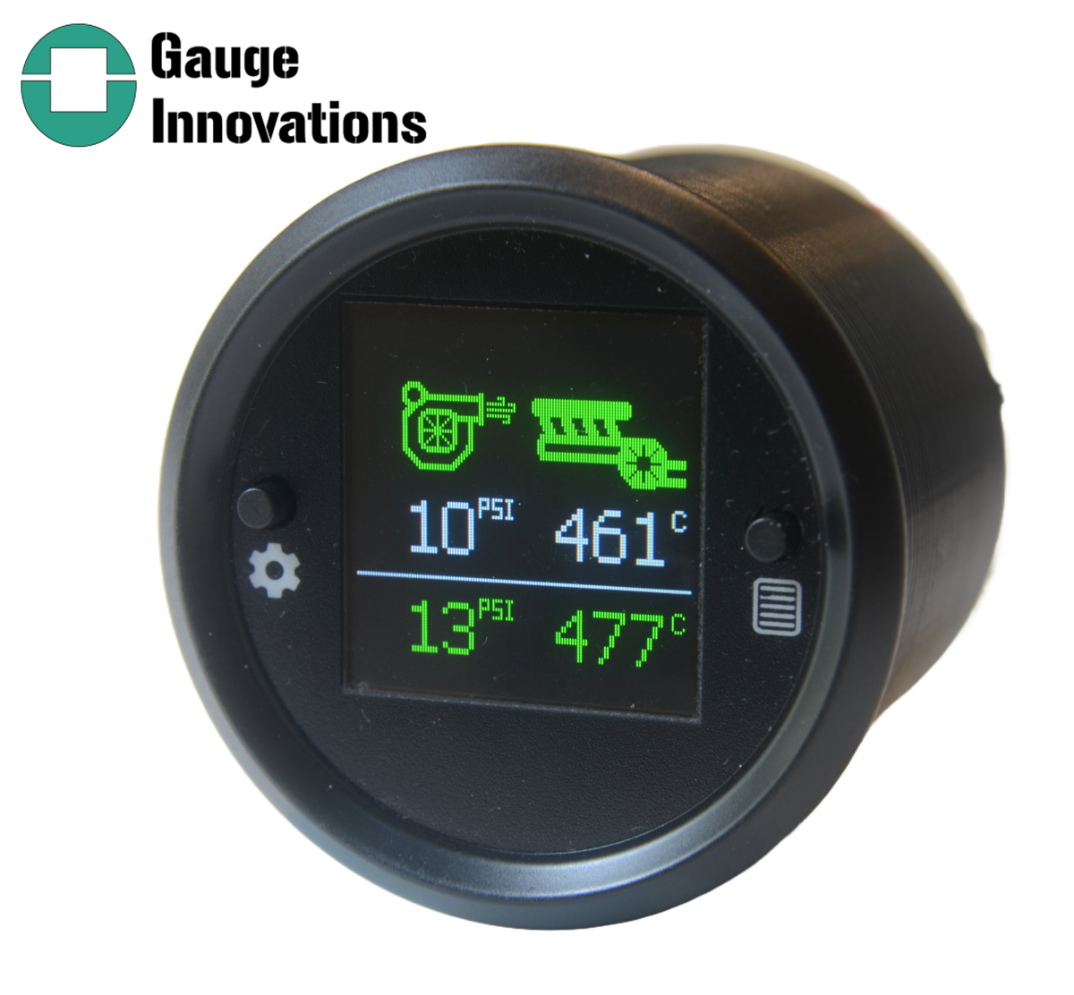 Boost pressure, EGT temperature gauge