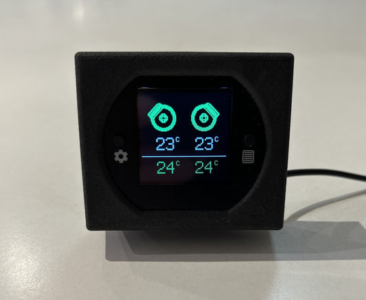 Dual Brake Temperature Dash Gauge-Custom