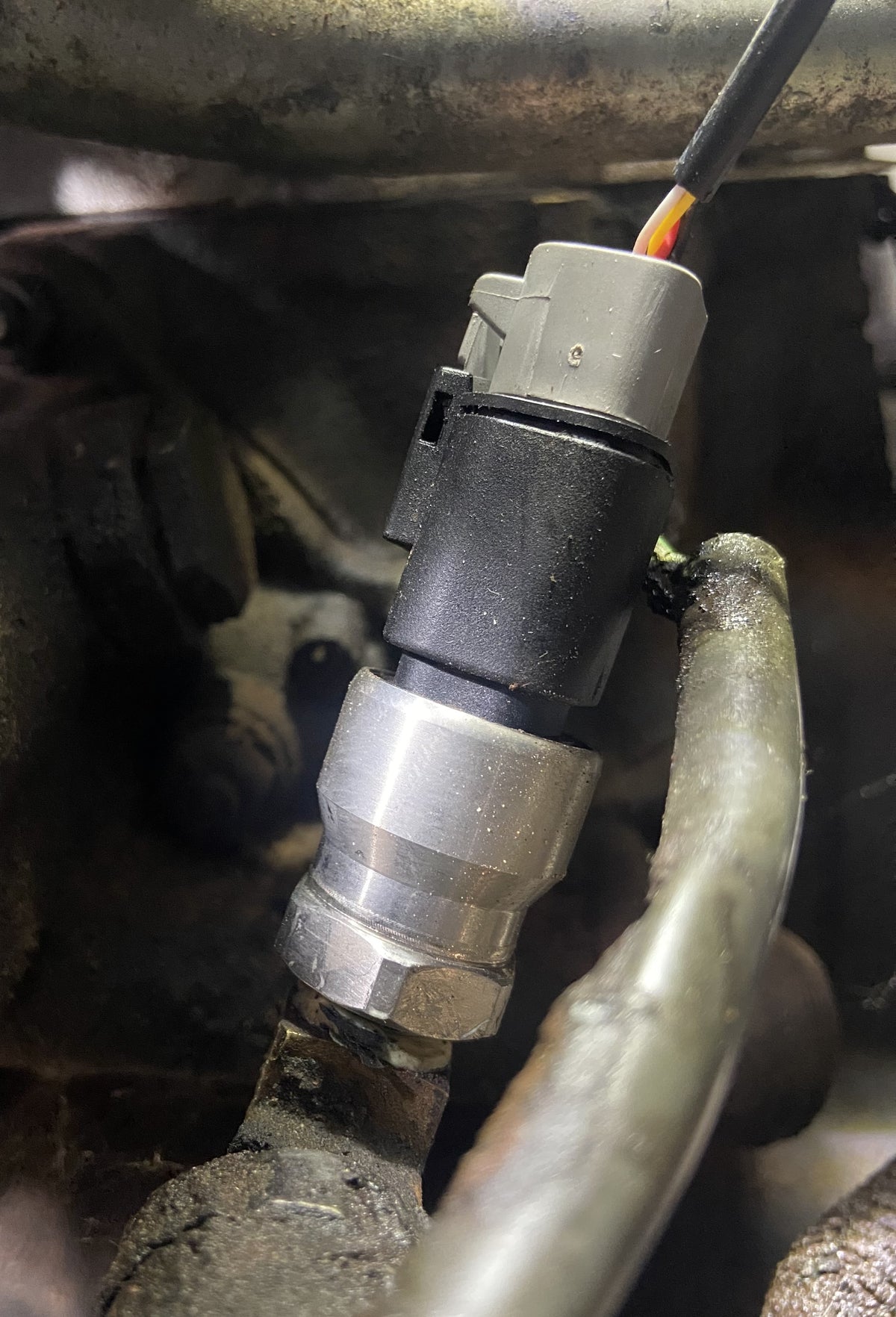Oil Pressure and Temperature gauge - Syltech combined pressure/temperature sensor