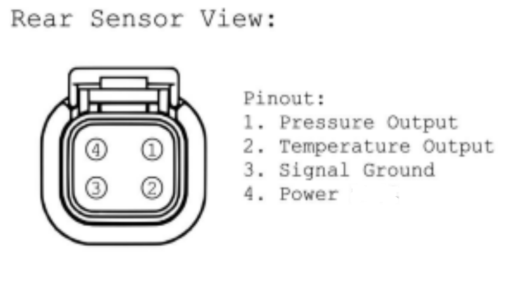 Oil Pressure and Temperature gauge - Syltech combined pressure/temperature sensor