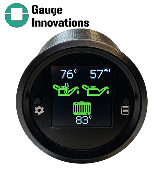 Oil Pressure, Oil Temperature and Coolant Temperature 52mm Gauge