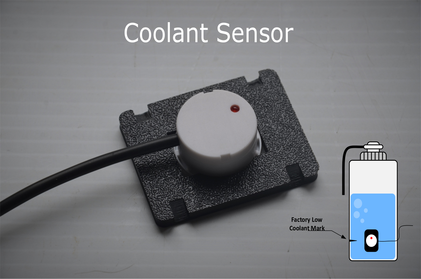 Engine Temperature and Coolant Level Gauge