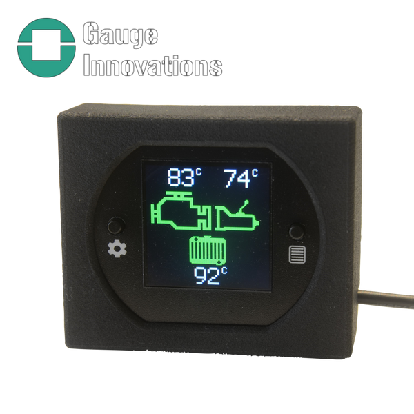 Engine, Transmission and Coolant Temperature Dash Gauge – Gauge Innovations
