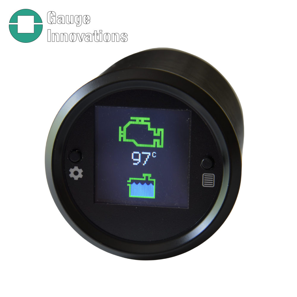 Engine Temperature and Coolant Level Gauge